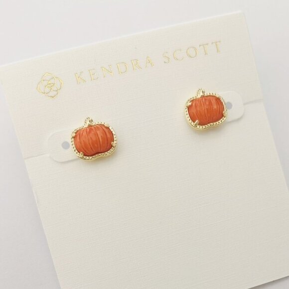 Kendra Scott Jewelry - Kendra Scott Golden Pumpkin Earrings